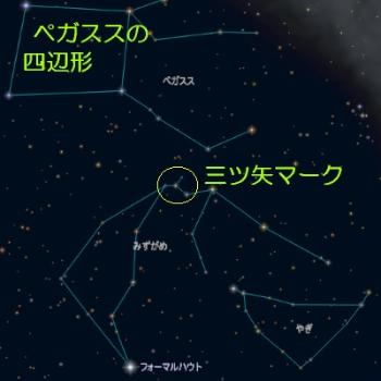 みずがめ座の星図です。