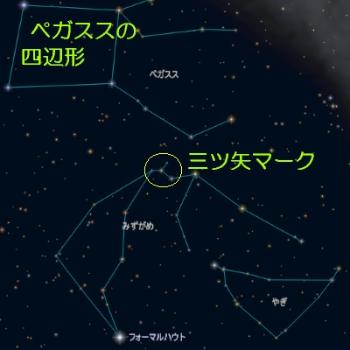 みずがめ座の星図です。