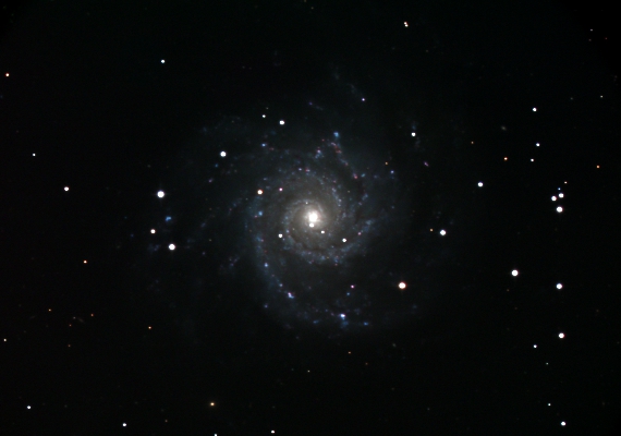 銀河　M74の画像です。