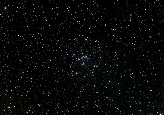散開星団　M34の画像です。