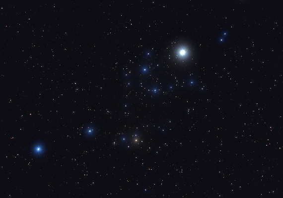 散開星団Mel.20の画像です。