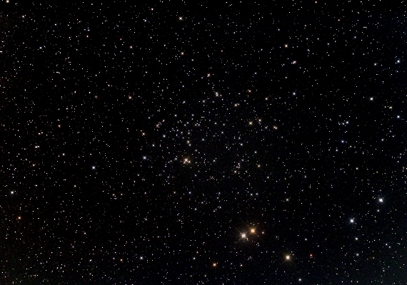 散開星団　NGC752の画像です。