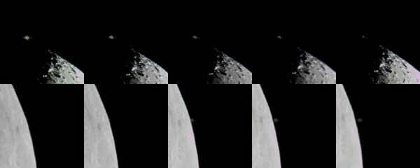 12月8日の土星食のようす