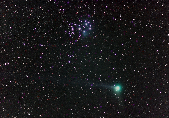 マックホルツ彗星の画像です。