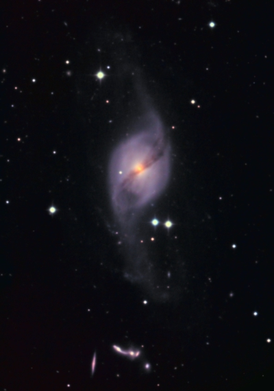 銀河　NGC3718の画像です。