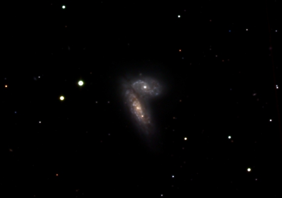 銀河　NGC4567-8の画像です。