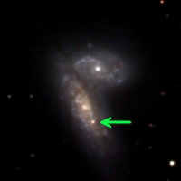 超新星　SN2020fqvの画像です。