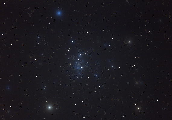 散開星団　M44の画像です。