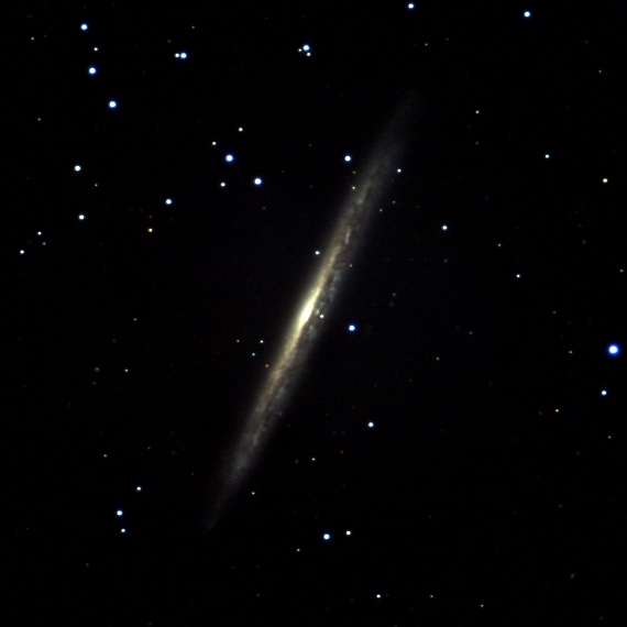 銀河　NGC5907の画像です。