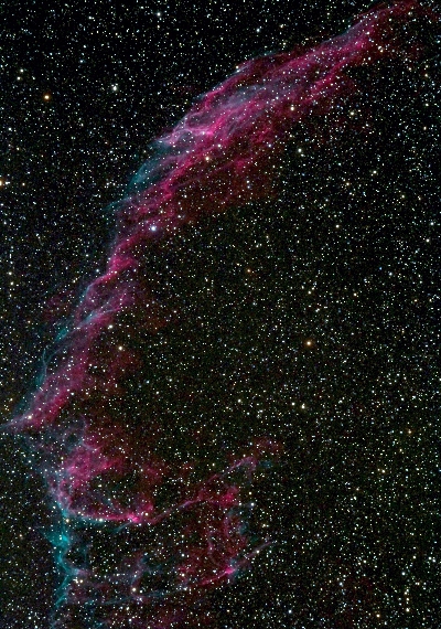 網状星雲の画像です。