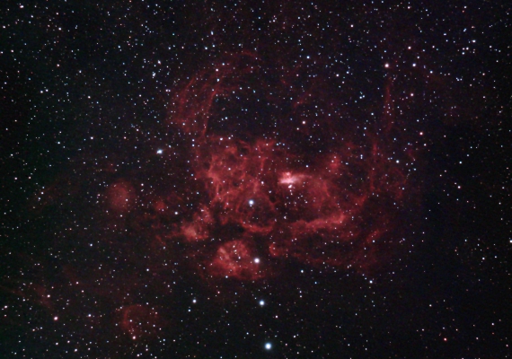 散光星雲　NGC6357の画像です。