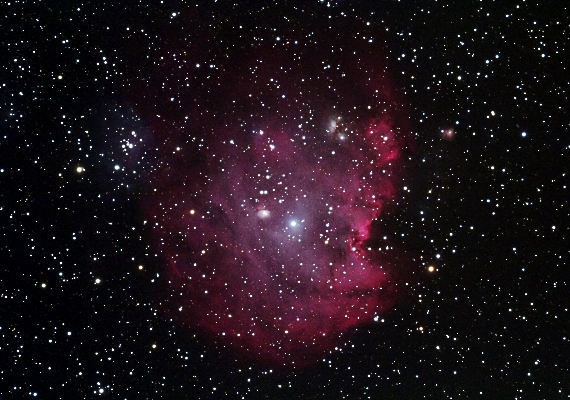 散光星雲　NGC2174の画像です。