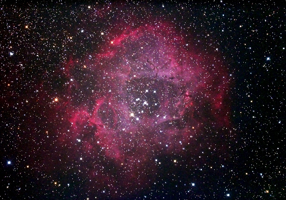 散光星雲　NGC2237の画像です。