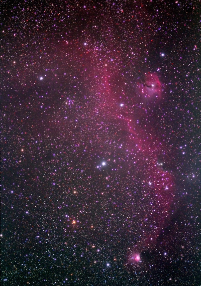 散光星雲　IC2177の画像です。