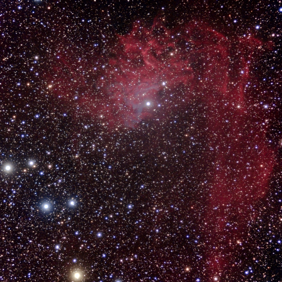 散光星雲IC405の画像です。