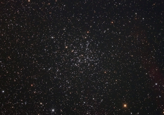 散開星団　M38の画像です。