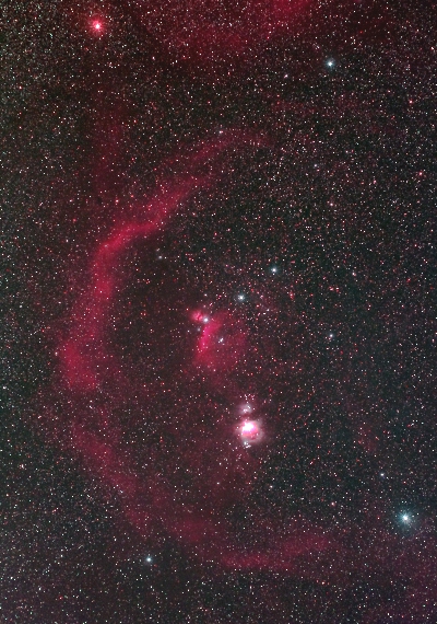 散光星雲　Sh2-276の画像です。