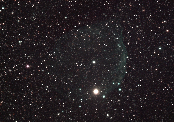 散光星雲　Sh2-308の画像です。