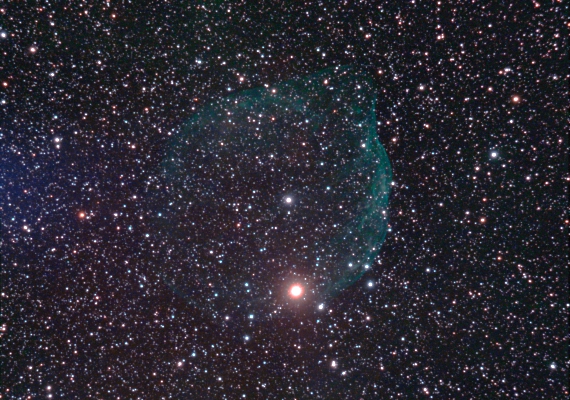 散光星雲　Sh2-308の画像です。